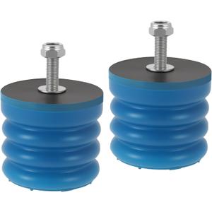ACROPIX Pair SSF60440 Rubber Bushing Suspension Kit for Toyota Tacoma 2016-2021 for Toyota Tundra 2000-2021 Car Rear Suspension Rubber Helper Springs Kit Axle Bump Stop Durable SES Set