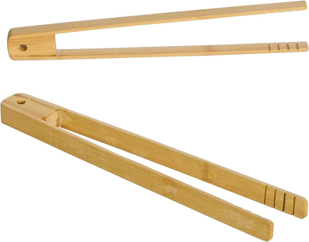 3 x Cooking Tongs,2Pcs Tongs for Cooking,11.8 Inchs Toaster Tongs with Anti-slip Design for Baking, Salad, BBQ and Party Serving(0.7 * 11.8inch)