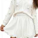 Bubble Skirt Mini Skorts for Women with Pockets Casual Ruffled High-Waist Golf Tennis Sports Cute Party Fashion