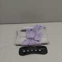 Fit Geno Back Brace for Lower Back Pain Women: Adjustable Lumbar Support Brace for Pain Relief - Breathable Waist Belt for Comfort - M (Purple)