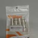 CableCreation [2-Pair XLR Male to Male & XLR Female to Female 3PIN Adapter Connector Compatible with Microphone,Mixer,Silver