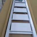 WOA WOA 5 Step Ladder, Ladders for Home, Anti-Slip Pedals, Step Stool Foldable, Lightweight to Move, Ease of Storage, Reach 10ft for Closet Kitchen Library, Hold 300lbs - White