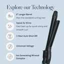 Bio Ionic Long Barrel Curling Iron with Moisture Heat Technology & NanoIonic MX Versatile Curling Wand - Multiple Barrel Sizes for Tight, Classic, Loose & Soft Curls