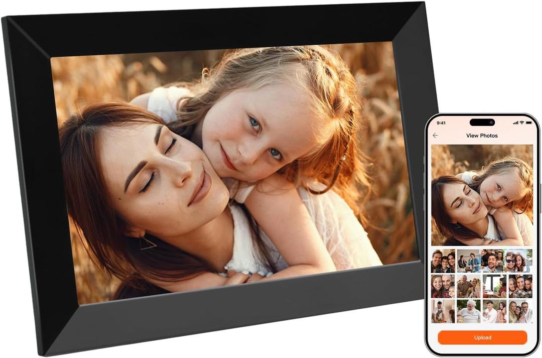 10.1" Digital Frames for Photos, 1280 * 800 HD IPS Touch Screen Digital Picture Frame, AI-Generated Images,16GB, Auto-Rotate, Share Photos/Videos via APP,Send Wishes,Photo Gifts for Valentine's Day