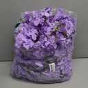 MECCANIXITY Silk Artificial Hydrangea Flowers, Light Purple Artificial Flowers Heads with Stems, Full Hydrangea Flowers for Wedding Centerpieces, Party Decoration 64 Set