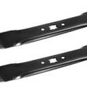 Parts Camp (2 Pack) 21 inch Mulching Blades Replace MTD Troy Bilt 742-0741 942-0741 742-0741A 942-0741A Fits TB110 TB130 TB210 TB230 TB220 TB240 TB280ES TB320 for 21" Deck Mower