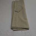 NICETOWN French Linen Blackout Door Curtain Set of 1 - Farmhouse Style Thermal Insulated Dual Rod Pocket Blackout Door Curtain for Privacy Window Including Adjustable Tieback, 30 x 72 inches, Beige