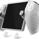 PlayVital Design for PS Portal Cover, Guardian Edition Silicone Protective Case for PS Portal Remote Player with Thumb Grips - Shockproof, Anti-Slip Grip Accessories - Clear White