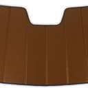 Covercraft Carhartt UVS100 Custom Sunscreen | Fits 2019-2024 Ram 2500/3500/4500/5500 w/Large 10 Inch Wide Sensor Attached to Rearview Mirror | Carhartt Brown