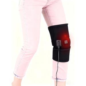 USB Heated Knee Wrap | Adjustable Thermal Brace for Arthritis & Joint Pain Relief, Portable Electric Heating Pad for Men & Women (Power Bank Not Included)