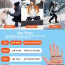 Thin&Thick Winter Gloves for Men and Women,Warm Waterproof Snow Glove for Cold Weather for Ski Hiking Driving Cycling (Medium)
