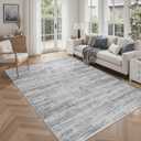 6x9 Area Rugs for Living Room, Non-Slip Modern Abstract Soft Large Washable Rug, Ultra-Thin Indoor Floor Rugs for Bedroom Dining Room,Home Office Decor