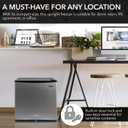 Whynter CUF-112SS Mini, Energy Star Rated Small Upright Freezer with Lock, Stainless Steel -1.1 Cubic Feet