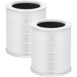 AP401 AP402 Replacement Filter for Dayette AP401 AP402 and JOWSET AP402 AP403 Air Purifier, 4 IN 1, H14 True HEPA Filter with High-efficiency Activated Carbon Filter and Pre-filter, 2 Pack