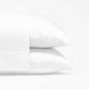 Cariloha Classic 2-Piece Twill Pillowcase Set | White | King | Viscose Material | Allergy Resistant, Naturally Thermal-Regulating, and Extra Soft