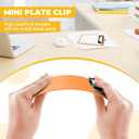 9 Colors Small Clipboards, 4 x 6 Inch Colored Plastic Clip Board with Pen Holder Retaining Clips, A6 Waterproof Mini Clipboard for Nurses Classroom Office Restaurant (9 Color)