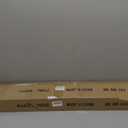 Double Curtain Rods Heavy Duty Window Treatment Rods 36-72 Inches, 1 Inch Front and 5/8 Inch Diameter Back Telescoping Drapery Rod with Clear Round Finials, Brushed Nickel