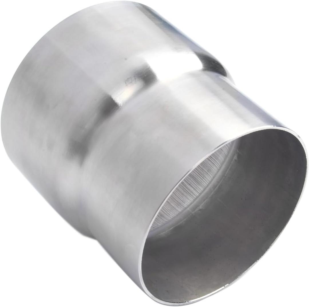 ID 3.5" to OD 4" Stainless Steel Exhaust Adapter Reducer, Whole Length 4 Inch (ID 3-1/2 Inch to OD 4 Inch)