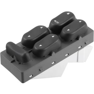 ACROPIX Front Left Driver Side Master Power Window Switch Fit for Ford Expedition Excursion F-250 Super Duty No.XL1Z14529BA - Pack of 1 Black