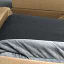 OhGeni Orthopedic Dog Bed Couch Big Cat Sofa for Extra Large Sized Pets with Memory Foam, Machine-Washable Waterproof Removable Cover, Soft Comfortable Fabric, 44-inch (Gray)