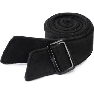 Wide Waist Belt Woolen Women Wrap Corset Belts for Overcoat Replacement Belt (Black)