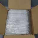 cundao 100 Pack 16 oz Clear Plastic Cups with Lids and Straws, [LeakProof & CrackResistant] Disposable Iced Coffee Cups for Smoothies, Bubble Tea, Juice and Cold Drinks, BPA Free