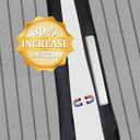 Magnetic Screen Door - Self Sealing, Heavy Duty, Hands Free Mesh Partition Keeps Bugs Out Let Breeze in- Pet and Kid Friendly - Keep Open Feature (Black, Fit Door Size 38 x 82 Inch)