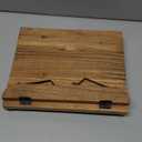 NIRMAN Acacia Wood Book Stand Adjustable Angle Reading Book Holder for Textbook, Receipe, Music Books, Tablet for Home Office Kitchen Lightweight Bookstand (11" x 9" x 1.5")