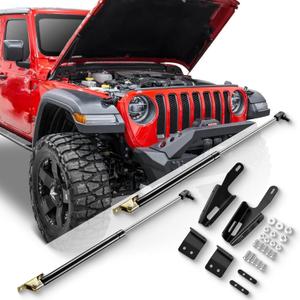 Vepagoo Front Hood Struts fit 2011-2018 Jeep Wrangler JK & Unlimited Gas Shock Lift Supports Spring, 2Pcs