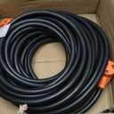 Nilight 50 Amp 100FT RV EV Extension Cord 250V Heavy Duty 6/3+8/1 Gauge Pure Copper STW Wire UL ETL Listed 4 Prong Nema14-50P 14-50R 50F/50M Cable Suit for RVs EVs Trailer Campers