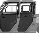 KEMIMOTO 2-In-1 Vented Full Doors Compatible with CFMOTO Uforce 1000XL, 4PCS PP Door Panels with Sliding Window, 1000 XL Accessories