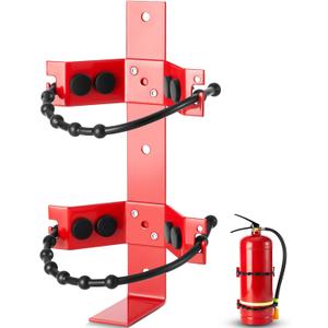 1 Pcs Fire Extinguisher Mount Bracket Adjustable, Supports up to 2.5 and 5lb, Heavy-Duty and Easy Installation, Ideal for Home, Truck, Rv, Boat, Commercial Use, Secure and Durable Holder