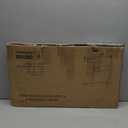 PUTORSEN Computer Tower Stand Cart - 2-Tier CPU Cart with 4 Casters, Rolling Holder with Pegboard & 2 Hooks, Height Adjustable from 19 1/8" to 31 11/16", for Office Home Gaming