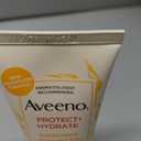 Aveeno Protect + Hydrate Sunscreen Lotion for Body & Face with Prebiotic Oat, SPF 60 Broad Spectrum Sunscreen, Paraben, & Oil Free, Water & Sweat Resistant (80-min) for Sensitive Skin, 3 Fl Oz | Moisturizing