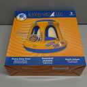 Swimming Pool Basketball Hoop Set by Hoop Shark - Orange/Blue - Inflatable Hoop with Ball - Perfect for Competitive Water Play and Trick Shots - Ultimate Summer Toy