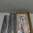 Clothing Rack, 55.51 Inch Heavy Duty Clothes Rack Rolling Garment Rack with Wheels and Bottom Shelf, 130LB Capacity Clothes Racks for Hanging Clothes, Coats, Shirts, Sweaters, Skirts, Black (Single)