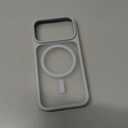 TORRAS Magnetic Shockproof for iPhone 17 Pro Case, Camera Control, Compatible with MagSafe, Military-Grade Protection, Stronger Slim Translucent Phone Case for iPhone 17 Pro, Silver White