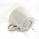 Fino Filter Cone, Fine White Porcelain, Number 2-Size, Brews 2 to 6-Servings