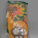 Snuffle Mat for Dogs, Pet Snuffle Mat for Small and Medium Dogs, Interactive Sniff Mat Feeding Mat for Puppies, Slow Feeder Dog Treat Mat for Training and Stress Relief (Bone Shape) (Orange, One Size)