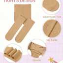 3 x leg elegant Ballet Footed Dance Tights for Toddler and Kids Girls 50D (Beige)
