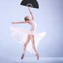 2 x 2 Pack Large Folding Hand Fan, Nylon-Cloth Vintage Retro Fabric Fans, Chinese Kung Fu Tai Chi Hand Fan for Men/Women, Festival, Dance, Gift, Performance, Decorations (Black)