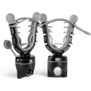 HITORHIKE ATV Gun Rack 3 Adjustable Levels Clamp-on Gun Mount Holder 3 for ATV/UTV/Boat/Bicycle/Motorcycle/Golf Cart Holds Bows/Axes/Shovels/Rifles
