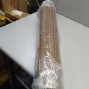 UNISHADES Cordless Bamboo Roman Shades for Windows, Blinds Size (29.5" W 64" H) Colour (Highfield Teak)