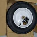 GICOOL Wheelbarrow Rubber Tire, 14-inch Pneumatic Wheel, 3"-6" Centered Hub, 5/8" & 3/4" Ball Bearings, Replacement 4.80/4.00-8, 3.50/2.50-8, 4.00-6, 4.00-8 Wheelbarrow Wheels