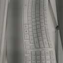 Nulea RT08 Wave Keys Wireless Ergonomic Keyboard with Cushioned Palm Rest, 2.4GHz Ergo Cordless USB Computer Keyboard, Comfortable Natural Typing, for Laptop, Mac, Windows (White)