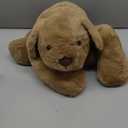 Niuniu Daddy Weighted Dog Stuffed Animals for Anxiety, 3.3lb Weighted Plush Dog Toy Pillowfort for Adults Kids Girls Boys, Large Stuffed Puppy Plush Pillow as Gift for Valentine Include Bag Sticker (Dog Light Brown-set)