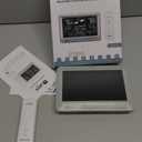 Weather Station Indoor Outdoor Thermometer Wireless, Home Atomic Clock with Large Constant Display, Inside Outside Temperature Humidity Monitor, Dew Heat Point, Barometer Grey