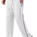 MAGNIVIT Men's Lightweight Sweatpants Loose Fit Open Bottom Mesh Athletic Pants with Zipper Pockets Size XL