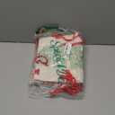 DOI-LANEE 4 Pack Christmas Gift Bag, 27.5" x 19.6" Large Santa Sack, Xmas Santa with Drawstring, Cloth Canvas Fabric Burlap Stocking Sack Gift Present Bag, D-2