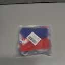 Baby Girl Bows Newborn Headband 0-6 Months Infant Big Bows for Birthday/Baby Shower/Photography/Baby Gifts (Blue Star & Heart Flag)